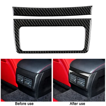 

For LEXUS IS250 300 350 200T 2013-2019 Carbon Fiber Rear Air Conditioning Outlet Vent Cover Trim Decor Sticker interior Styling