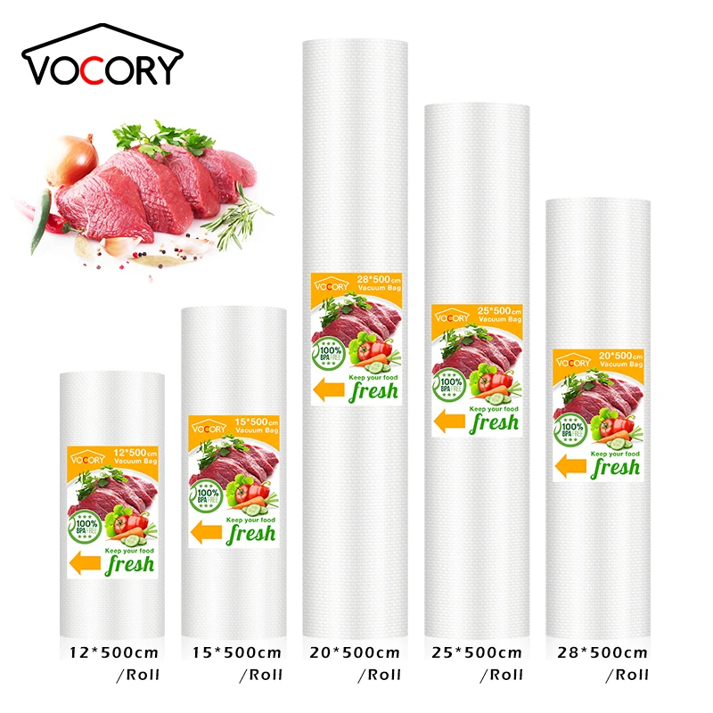 12/15/20/25/28cm*500cm Kitchen Food Vacuum Bag Storage Bags For Vacuum Sealer Packaging Rolls Food Fresh Saver Vacuum Bags|Vacuum Food Sealers| - AliExpress