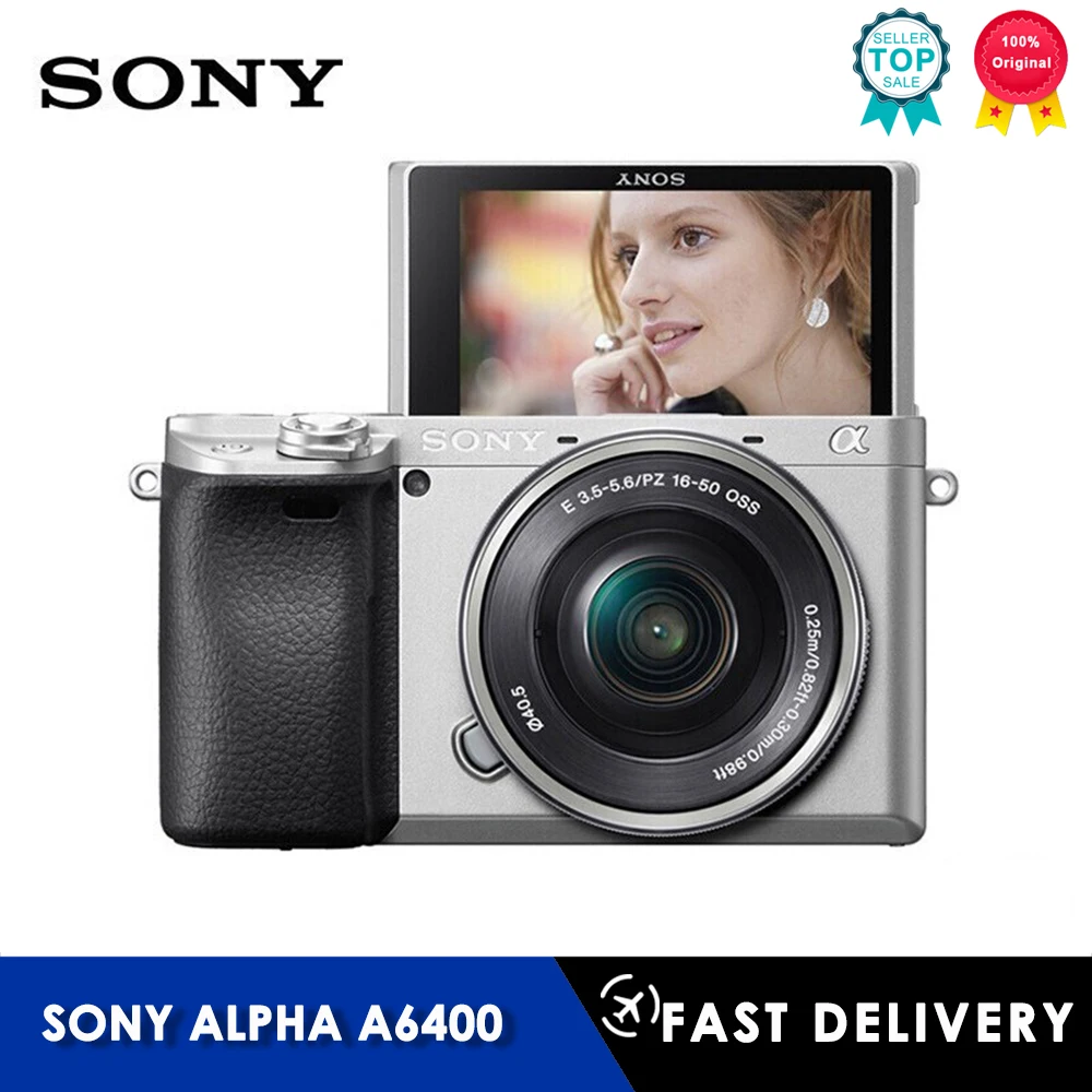 Sony Camera Alpha A6400 E-Mount Mirrorless Camera Digital With-Lens Compact Professional Photography (NEW)