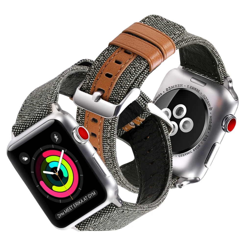 IStrap для apple watch band sport loop apple watch 5 4 3 band 44 мм 42 мм iwatch 5 4 correa нейлоновый браслет