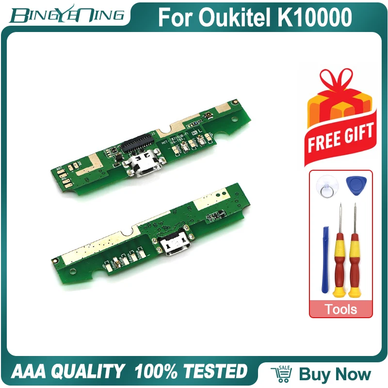 BingYeNing новый оригинальный для Oukitel K10000 usb зарядная док-станция USB порт плата модуль