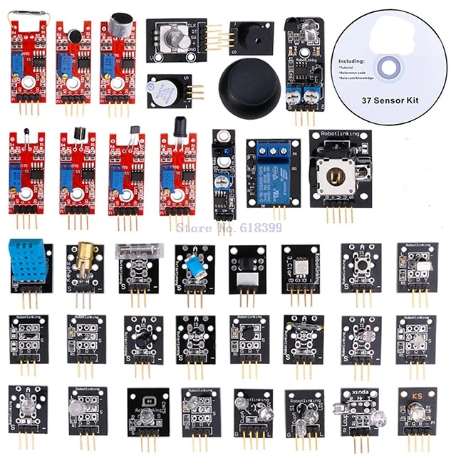 

A2-- 37 in 1 box Sensor Kit module Suite Variety for Arduino with Retail Box