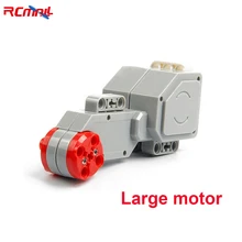 

RCmall Large Servo Motor Building Blocks Technical Power Functions Compatible with LEGOeds EV3 Series for Robotics Diy Toys