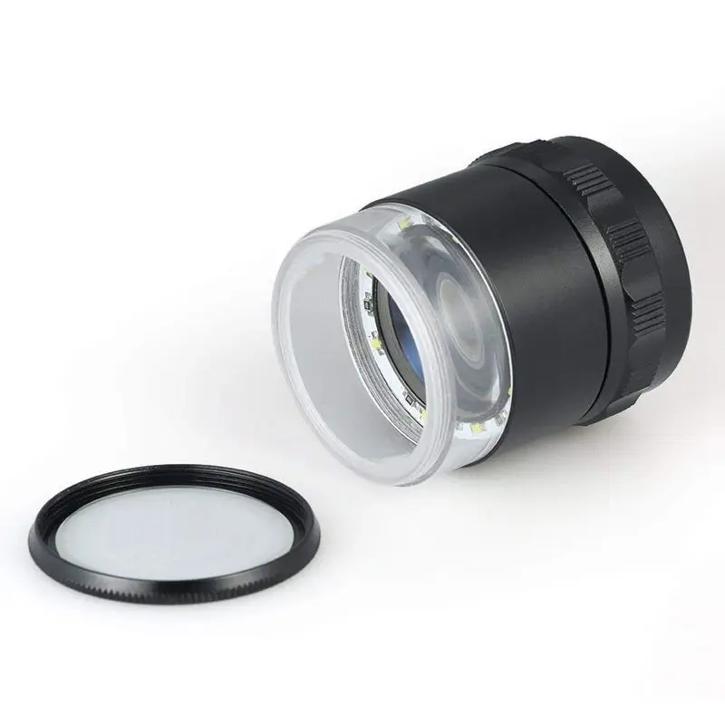 Hot 10X Mini Multi-functional Handheld LED Scale Loupe Portable 28mm Jeweler Loupe Magnifier with 8 LED Light Reticle Scale Magn