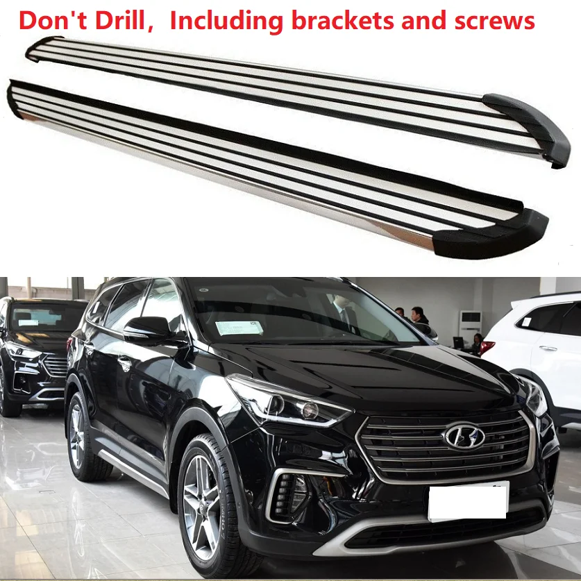 Новинка алюминиевая Подножка для Hyundai Grand Santa fe XL 2013 2014 2015 2016 2017 2018 2019 боковая
