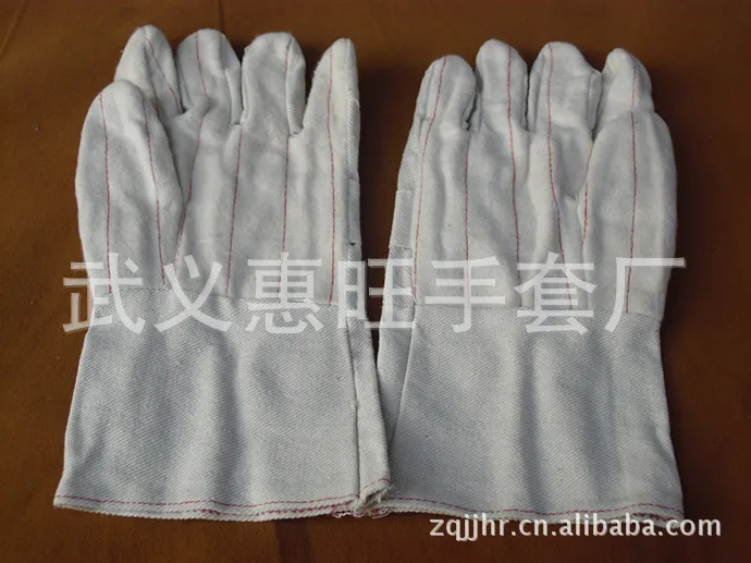 

Microwave Oven Gloves High-temperature Resistant Thick Canvas Protection Fingers Double Layer Fried Tea Gloves 100-200-Degree