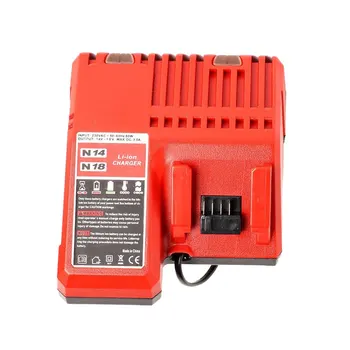 

Li-ion Battery Charger 110-240V Fast Lithium Battery Charger for Milwaukee M18 48-11-1815 48-11-1828 48-11-2401 48-11-2402