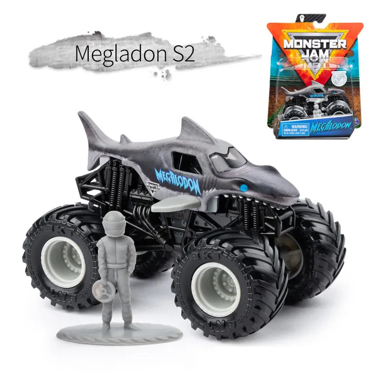 SPIN Master Monster jam monster truck мальчик детская игрушка сплав модель автомобиля инерция четыре колеса внедорожник подарок - Цвет: 7