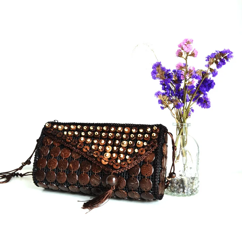 bags bag bohemian women's handbags fringe tassel handmade original women shoulder crossbody bag (1)
