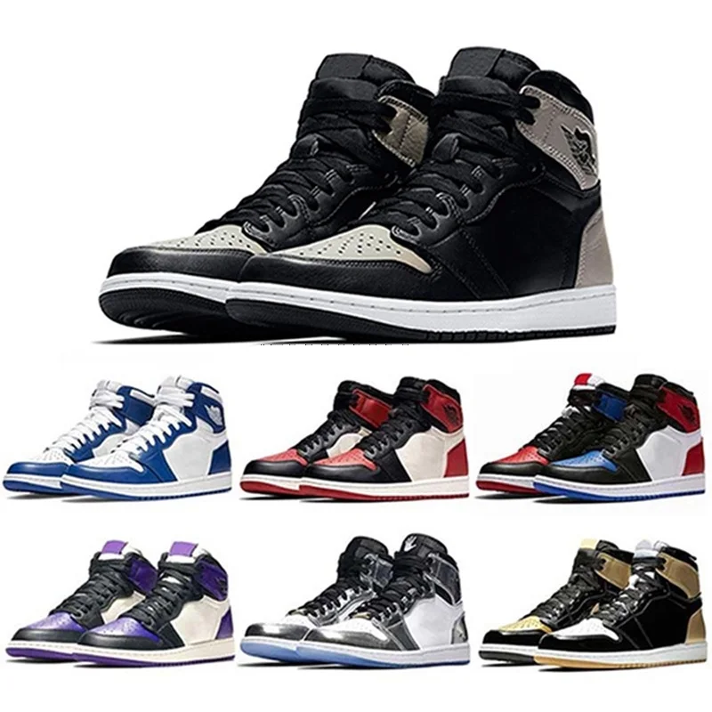 

Best 1 Quality OG Game Royal Banned Shadow Bred Womens Toe Clay Green Trainers 1S Sneakers J Unisex 44 45 Mens Basketball Shoes