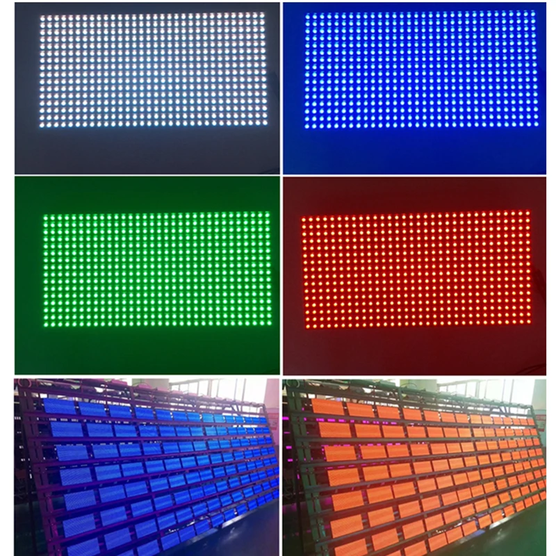 26枚 P10 LED パネル 320x160mm 32x16ピクセル 320*160mm P10 LED Screen Panel Module 32*16 Pixels 1/8 Scan