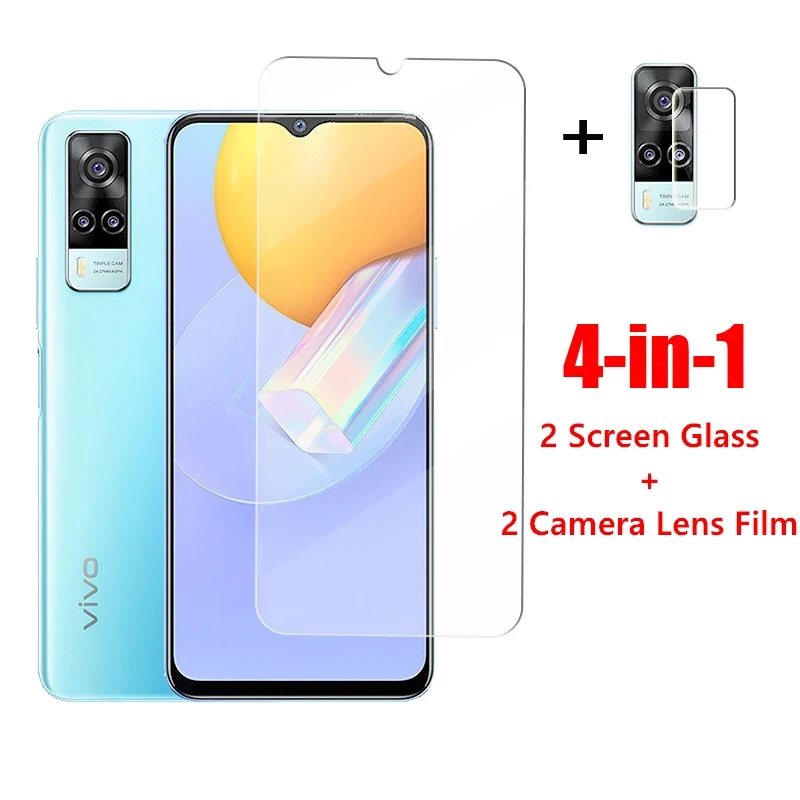 

2 шт., закаленное стекло для Vivo Y31, защита для экрана Vivo Y31