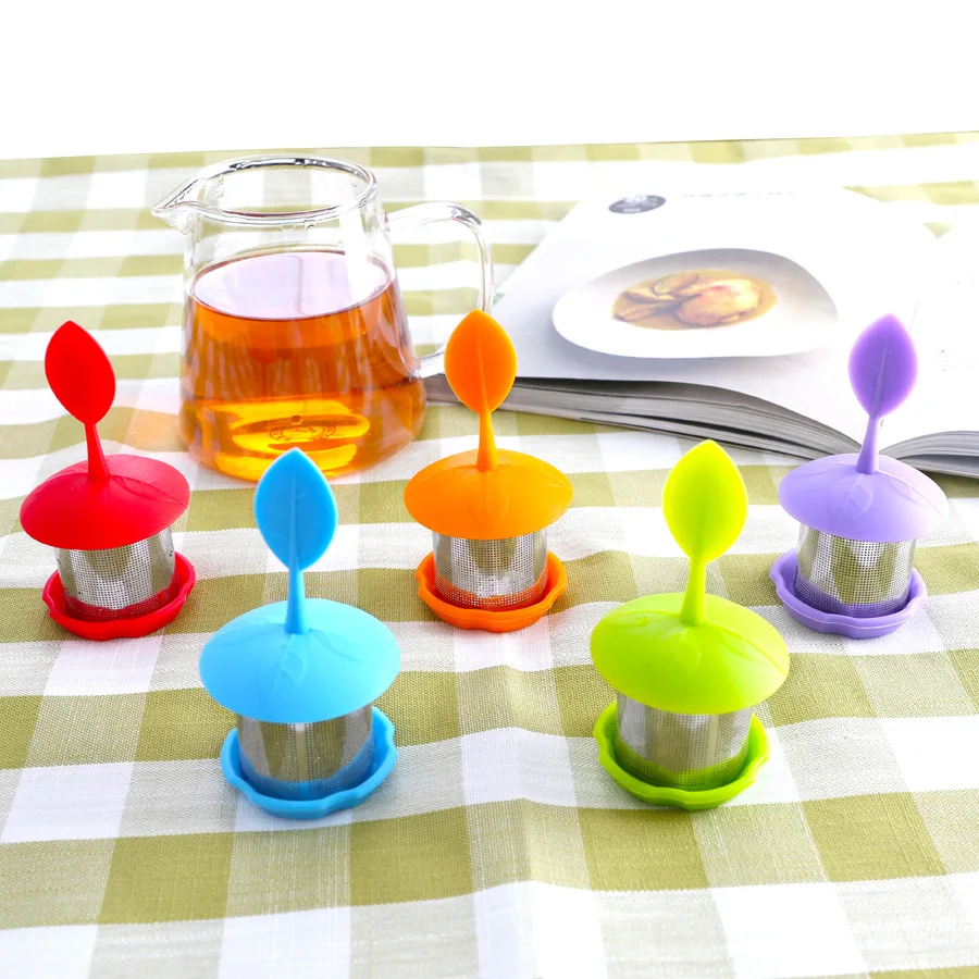 304 Stainless Steel Food Grade Silicone Tea Maker Tea Strainer Tea Bags Creative Tea Filter Tea Egg
