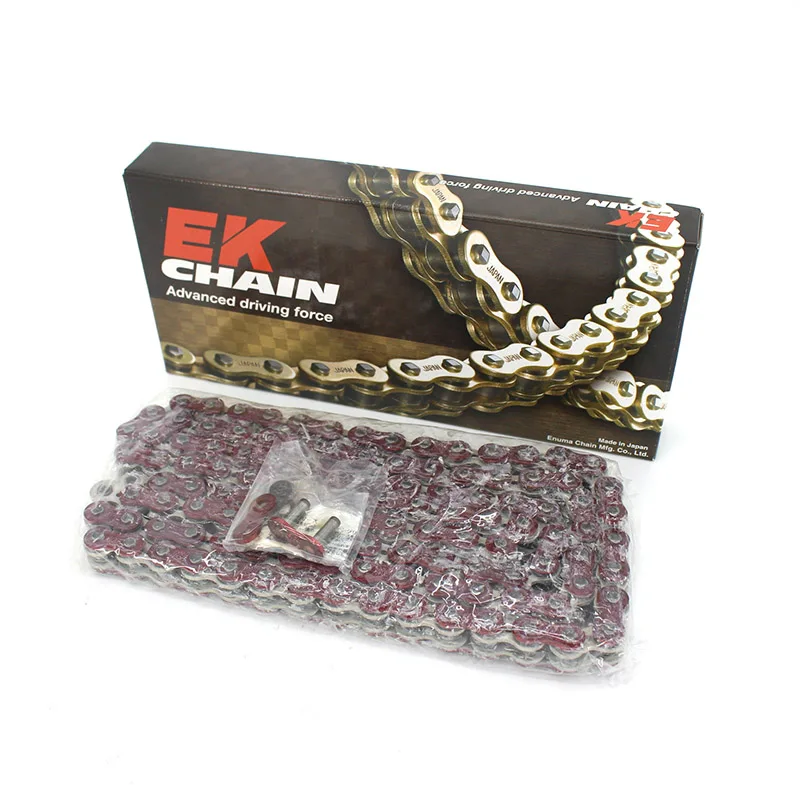 red Детали для мотоцикла Xring X Ring 525, цепь Hight EK525, оригинальное X-ring Japan 525, цепь 120, звено SRX2, аксессуары для мотоциклов - Цвет: red