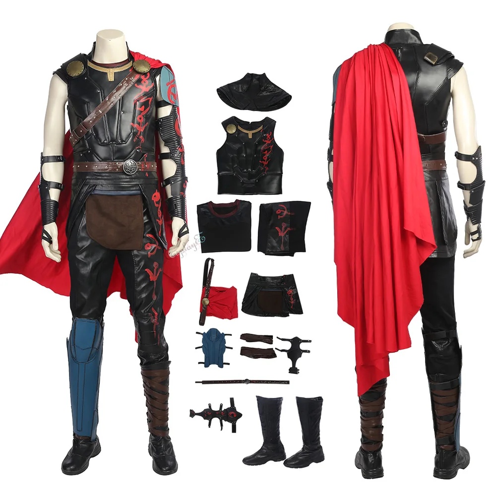 

Thor Costume Thor: Ragnarok / Thor 3 Cosplay Man Halloween Full Set