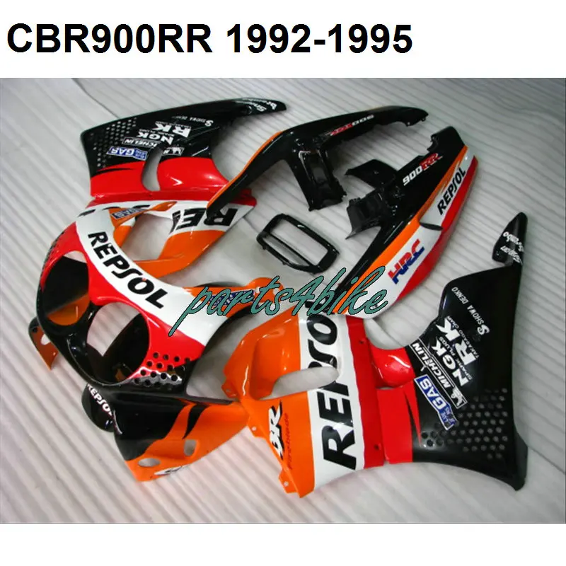 Обтекатели комплект для CBR900RR 893 CBR893RR 1992 1993 1994 1995 красный черный CBR 893 92 93 94 95 заменить обтекатель NF06