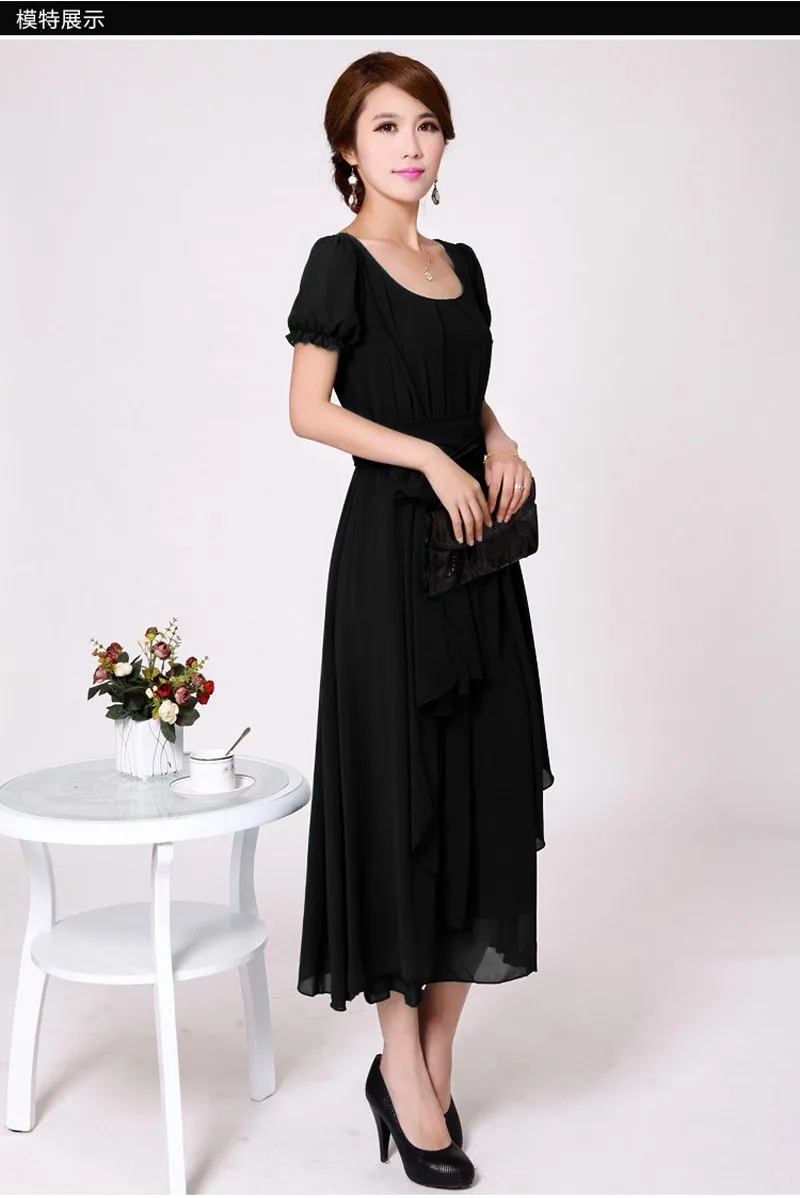 Ретро женское летнее шифоновое платье свободного размера плюс Vestidos с воланами макси длинные платья Бохо одежда халат сорочка