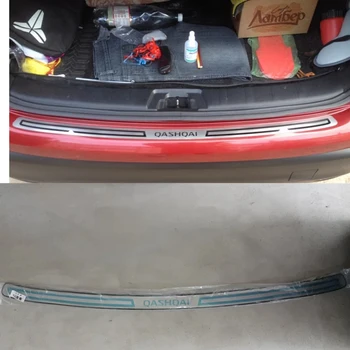 

Stainless Steel External Ultra-thin Rear Bumper Protector Sill Trunk Guard Cover Trim For Nissan Qashqai J10 2007 - 2012 2013