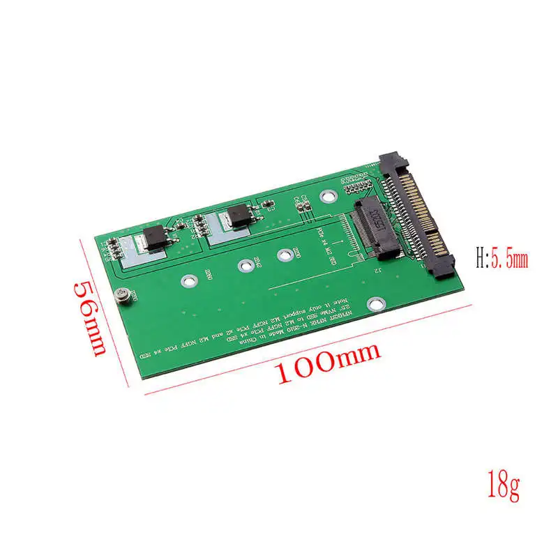 U.2/Sff-8639 Nvme Pci-E Ssd To M.2 Ngff M Key Ssd конвертер адаптер карта