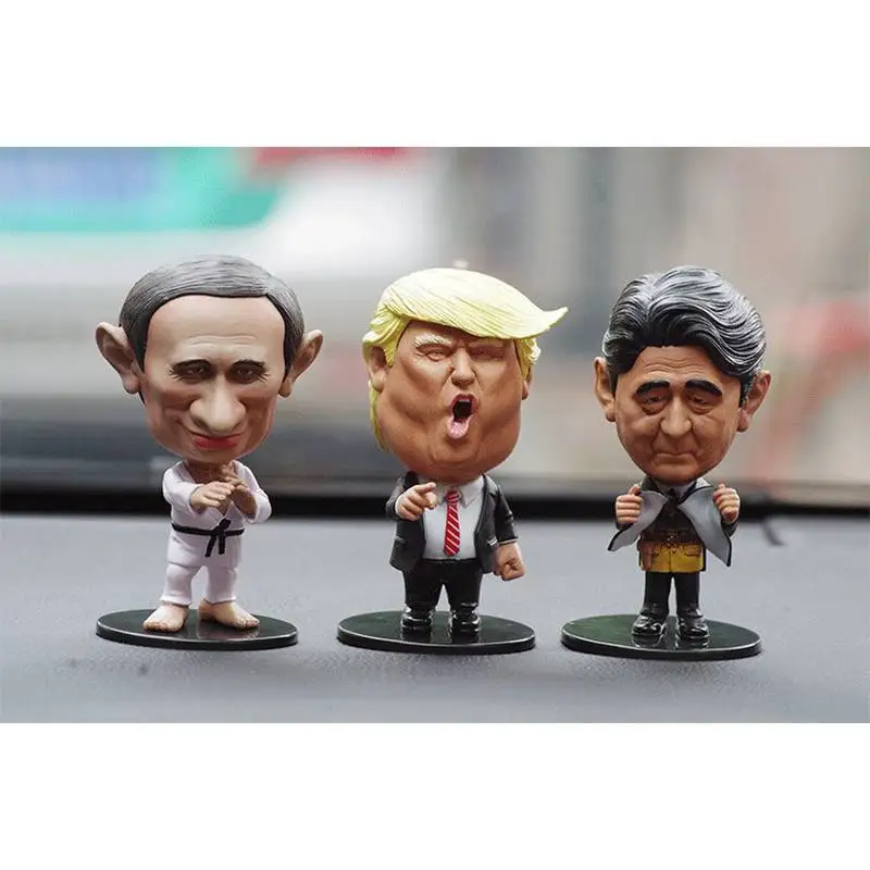 Забавное украшение для куклы лидер маленькая кукла Трампа Путина украшения