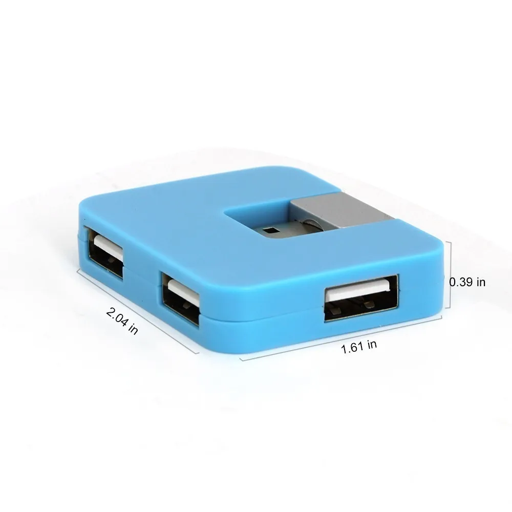 Usb chyi Hub 2,0 Micro 4 многопортовый комбинированный беспроводной Usb 2,0 Hab мини-Сплиттер портативный адаптер ПК Аксессуары для компьютера ноутбука