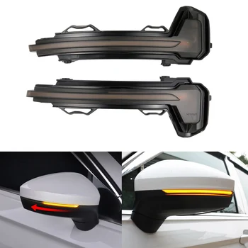 

Dynamic LED Turn Signal Light Rear View Mirror Indicator Sequential For Volkswagen VW Tiguan MK2 II R 5N 2017 2018 2019 Years