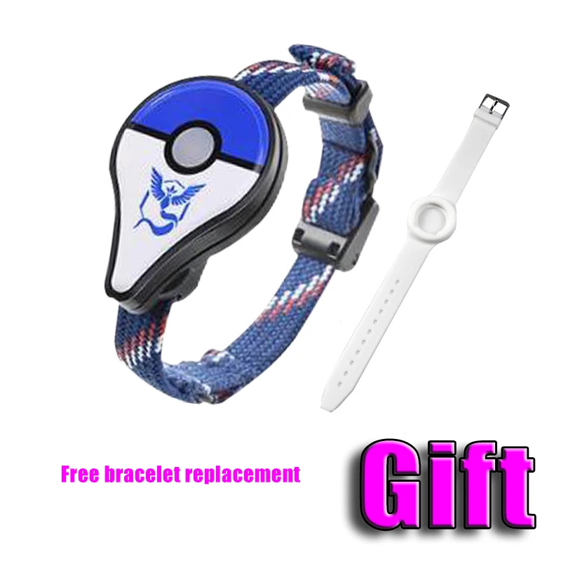 Авто ловля для Pokemon Go Plus Bluetooth браслет часы аксессуары для игр - Цвет: Blue White AUTO