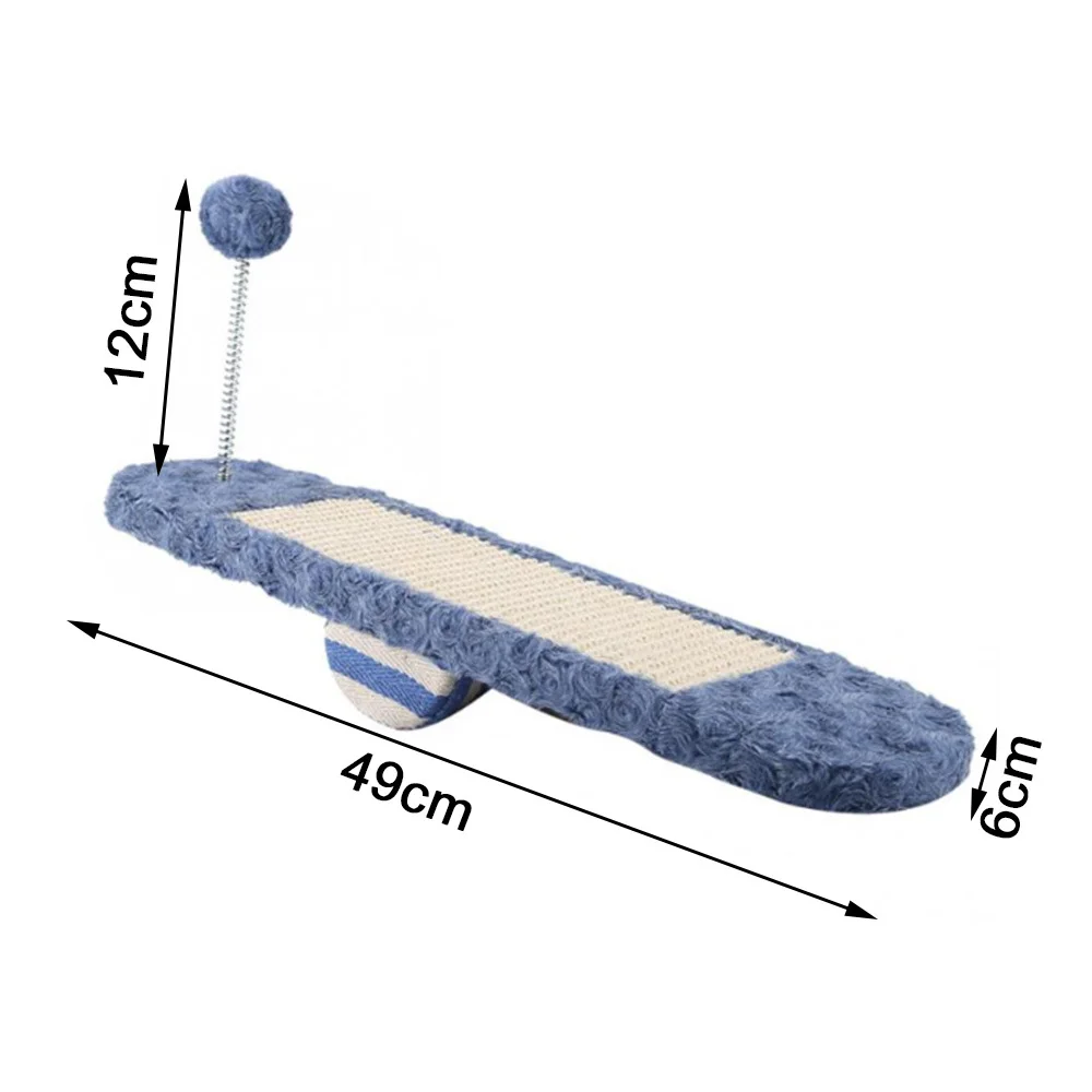 ПЭТ мягкие кошачьи игрушки скретч доска Seesaw многоцелевой Seesaw Кошка Скребок эластичный сизалевый канат Когтеточка для котят пост
