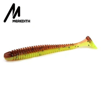

MEREDITH 75mm/2g 20pcs/Lot Fishing Lures Soft Lures Fishing Soft Bait Bass Bait Swimbait Craws Swing Impact