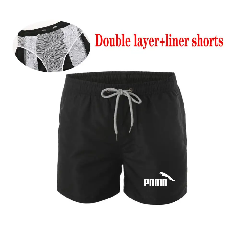 

Summer Beach Pocket Shorts Men Beach Pants Quick Dry Running Sports Running Sports Swim Shorts Gym Beach Surf Boxer Size S-4XL
