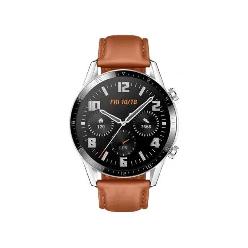 Коричневый 22 мм сменный ремешок для часов из искусственной кожи для samsung Galaxy Watch 46 мм/gear S3 huawei Watch GT/GT 2 46 мм AMAZFIT Watch - Цвет ремешка: Коричневый