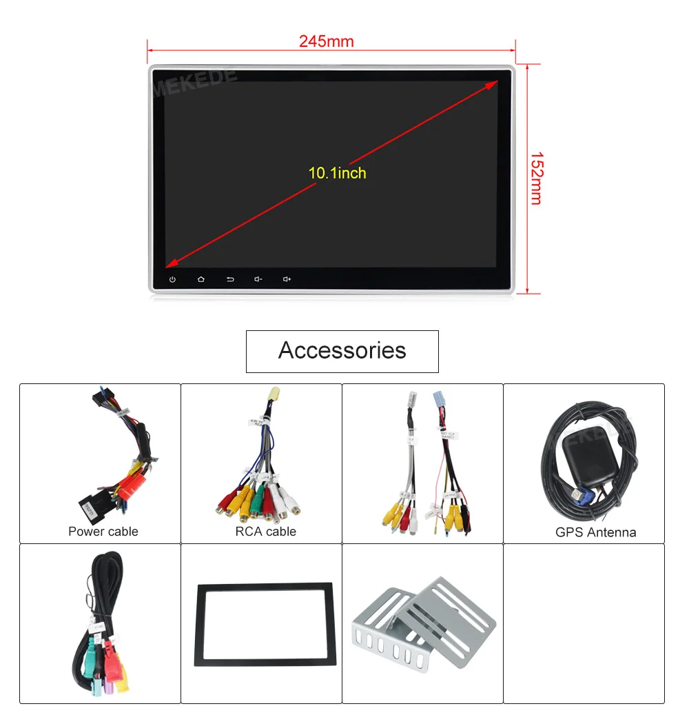 Mekede Android 9,0 4G DSP 10,1 дюймов Автомобильный gps dvd-плеер для nissan Универсальный с BT wifi Радио Стерео 2din автомобильный радио мультимедиа