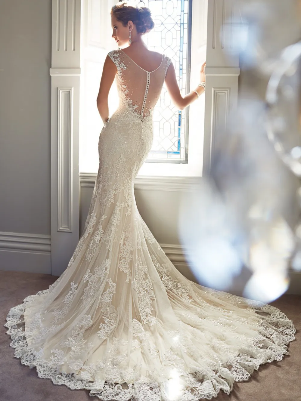 Vestido De Noiva Новые дизайнерские свадебные платья ручной работы Vestido De Casamento под заказ кружевные свадебные платья русалки