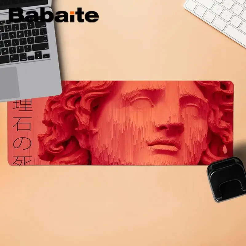 Babaite Vaporwave Art Давид ноутбук Игровые мыши коврик для мыши противоскользящие прочные силиконовые компьютерные коврики