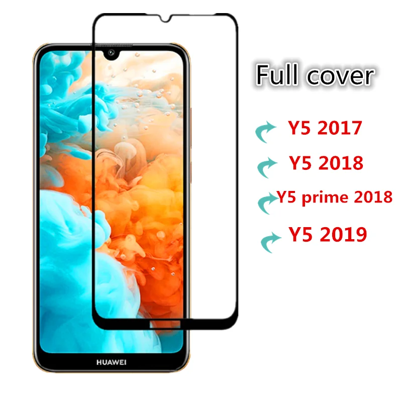 Thouport Glass For Huawei Y5 2019 prime2018 Full Screen Protector 2018 high definition Film 2017 glass | Мобильные телефоны и