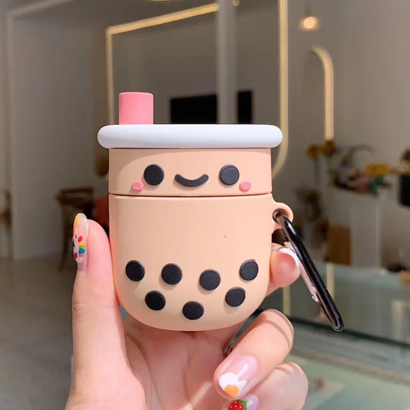Чехол для наушников с 3D рисунком для AirPods, bluetooth-гарнитура, коробка для AirPods 1, 2, чехол для телефона Air Podd, аксессуары, чехол для пары - Цвет: Style241
