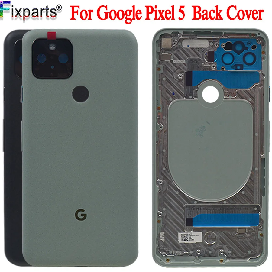 Полная Новинка Крышка батарейного отсека для Google Pixel 5 задний корпус Чехол задняя