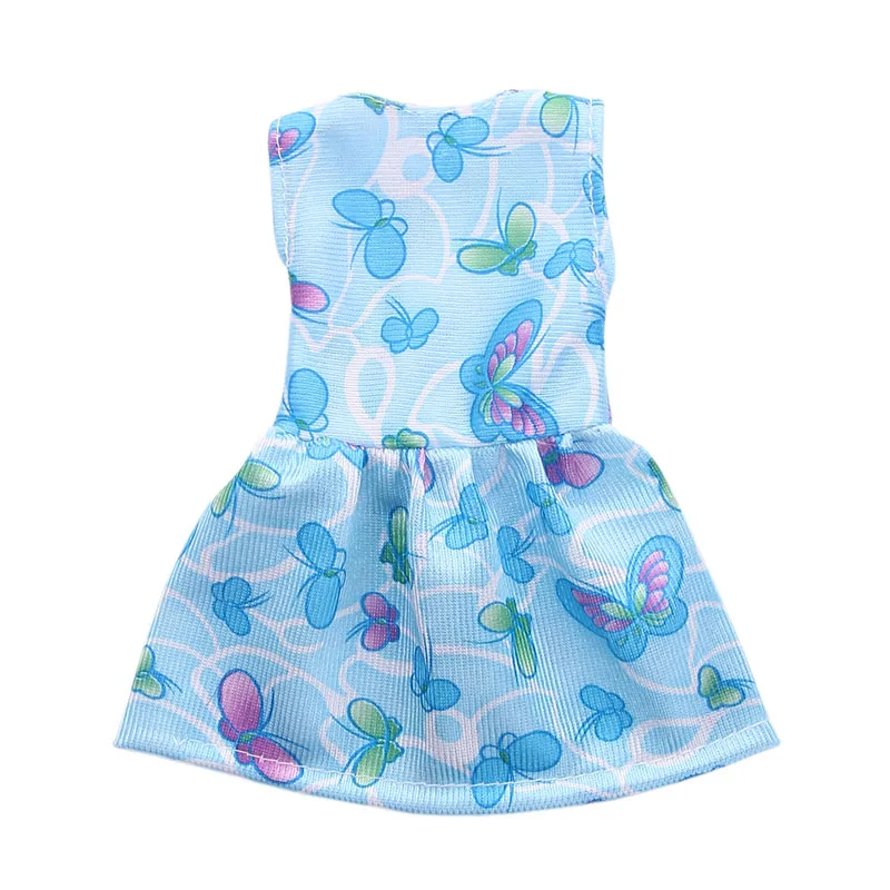 LUCKDOLL платье принцессы+ очки+ кожаные сапоги подходит для 14,5 американские кукольные аксессуары, игрушки для девочек, поколение, подарок на день рождения - Цвет: M3