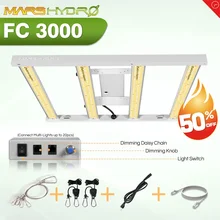

Mars Hydro FC 3000 Sunlike Led Grow Light Dimmable Full Spectrum Samsung LM301B Chips For Indoor Veg Flower Hydroponics Plants