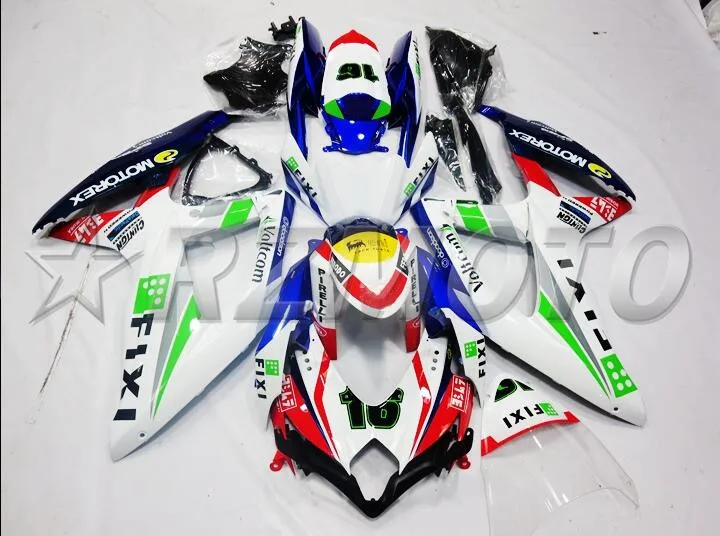 

New (Injection molding) ABS Fairing Kits Fit For Suzuki GSXR-600 GSXR-750 K8 2008 2009 2010 Fairings Cover custom FIXI 16