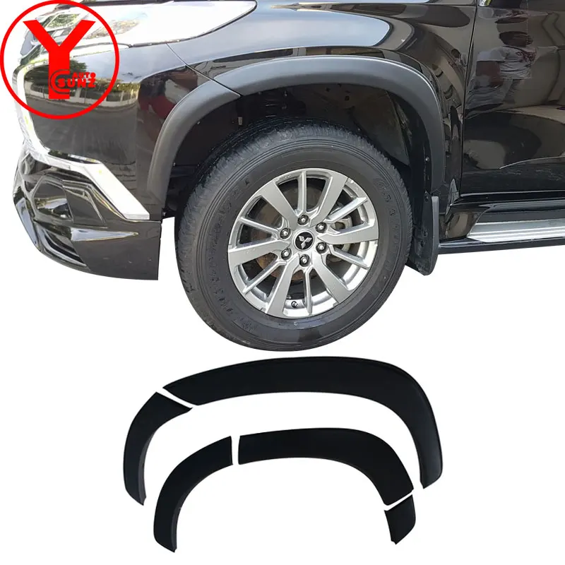 Fender Flare Protector For MITSUBISHI Montero PAJERO SPORT Shogun 2015 2016 2017 2018 2019 Tuning Mudguard Car Accessories | Автомобили и