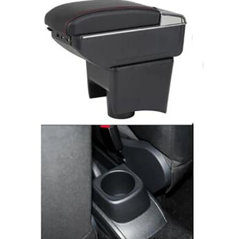 

Arm Rest Rotatable For VW Polo Vento 2010-2016 Center Centre Console Storage Box Armrest 2011 2012 2013 2014 2015 2016