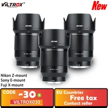 VILTROX 85mm F1.8 II STM Auto Focus Portrait Large Aperture Lens AF for Sony E mount Fuji X mount Nikon Lens Z mount Camera Lens
