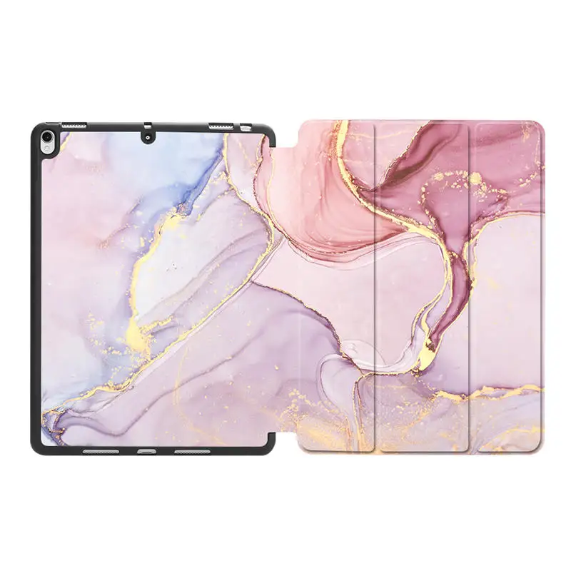 IPBC10 MTT чехол с мраморной текстурой для iPad Air 3rd Gen 10,5 дюймов Планшет тонкий из искусственной кожи+ TPU мягкая задняя крышка для iPad Pro 10,5 ''Funda - Цвет: IPBC10