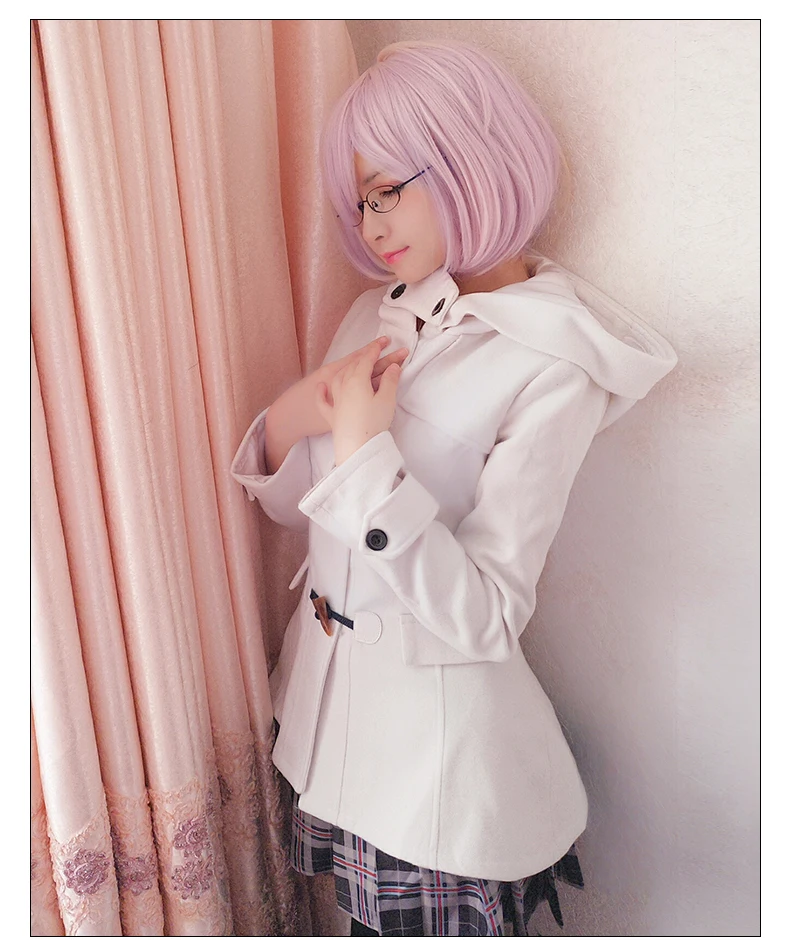 Аниме Fate/Grand Order Mash Kyrielight Shielder Matthew косплей костюм женская униформа зимний наряд карнавальный костюм на Хэллоуин