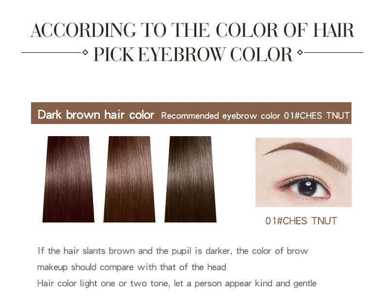 LANBENA Liquid Eyebrow Pencil Natural Long-lasting Waterproof and Sweat-proof is not Easy to smudge eyebrow pencil