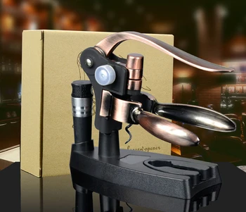 

Multifunction Professional Wine Opener Premium Rabbit Lever Corkscrew Wine Bottle Cap Opener Zinc Alloy Tool Kit Set Packing New