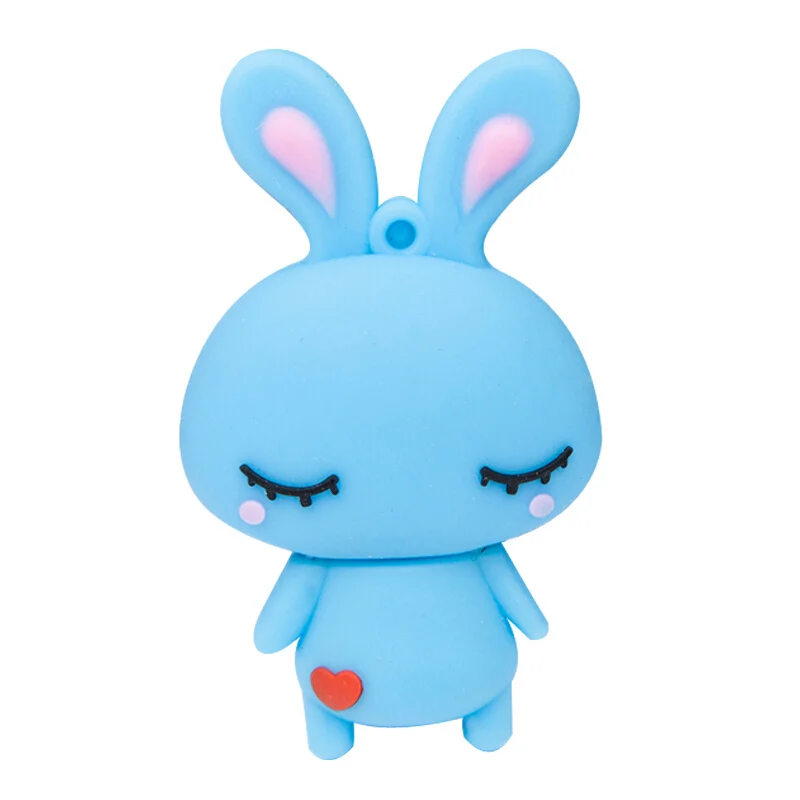 Usb флеш-накопитель LOVE Rabbit мультяшный флеш-накопитель 32GB Usb флэш-диск 4GB 8G 16G 64G 128G флеш-карта памяти Флешка 256GB Usb флешка - Цвет: USB2.0