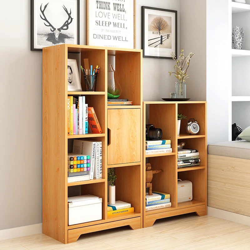 

VIP Simple Bookcase Floor Storage Shelf Students Bookcase Bookshelf Combination Minimalist Modern Bookcase Living Room Bookshelf