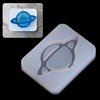 

Star Saturn Shape Silicone Mold Cake Jelly Chocolate Making Tool Decoration Bake Dried Flower Resin Decorative DIY Hand Crafts